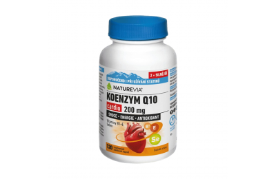 NATUREVIA Koenzym Q10 cardio 200mg 120 cps NATUREVIA Koenzym Q10 cardio 200mg 120 cps